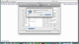 Hvordan slette midlertidige filer i Safari MAC [upl. by Iffar358]