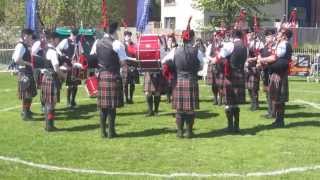 Williamwood Pipe Band at the 2013 British Pipe Band Championships [upl. by Lorollas]