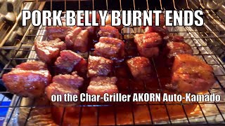 Smoked Pork Belly Burnt Ends on the CharGriller AKORN AutoKamado CookingWithCraig [upl. by Kucik254]