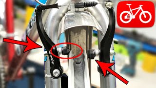 How can I improve the braking of my bike Replacing a bicycle brake  VBRAKE [upl. by Rochella]