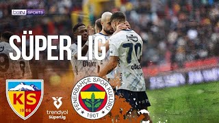 Kayserispor vs Fenerbahce  SüperLig HIGHLIGHTS  112324  beIN SPORTS USA [upl. by Tilly291]