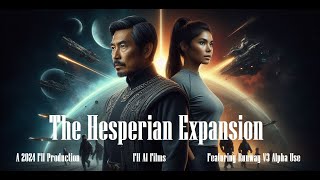 The Hesperian Expansion  Epic AI SciFi Film W Human Script 2024 [upl. by Edeline]