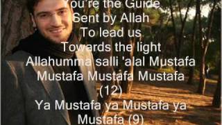 sami yusuf  ya mustafa lyrics [upl. by Nassi]