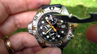 Citizen EcoDrive Aqualand Dive Watch Review [upl. by Aivatnwahs]