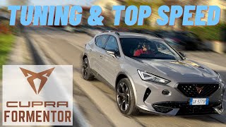 CUPRA FORMENTOR TSI  FLASHMAP TUNING  TOP SPEED TEST  INSTA360 X3  4K [upl. by Rowell]