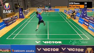 Liew daren vs Ng tze yong [upl. by Kattie]