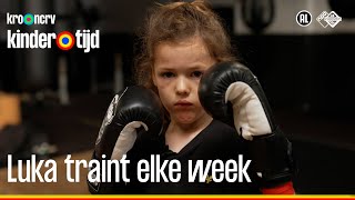 Luka zit op boksen 🥊  Sporten is cool  Kindertijd KRONCRV [upl. by Shaefer]