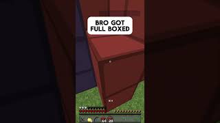 bro got full boxed 💀 minecraft bedwars [upl. by Bambi]