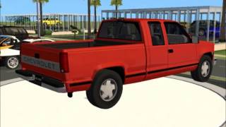 Sims 2 Car Conversion by VoVillia Corp  1998 Chevrolet Silverado Extended Cab [upl. by Vedette]