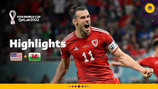 Bale to the rescue as Wales return  United States v Wales highlights  FIFA World Cup Qatar 2022 [upl. by Ahearn]