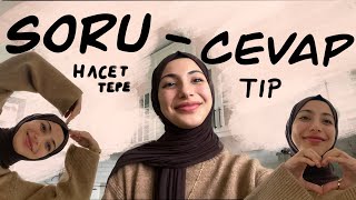 HACETTEPE TIP HAKKINDA MERAK ETTİKLERİNİZ SORULARINIZI CEVAPLIYORUM hacettepe tıp sorucevap [upl. by Annod228]