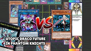 DuelingBook Highlight Phantom Knights Burning Abyss vs Sky Striker Number F0 Utopic Draco Future [upl. by Ailedroc]