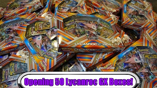 1000 worth of Lycanroc GX Boxes Pokemon TCG opening [upl. by Janos]