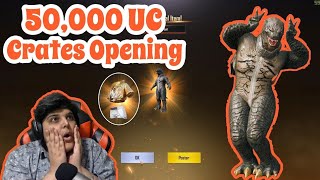 50000 UC Crates Opening  Godzilla Suit  Pubg Mobile  Cosmic YT [upl. by Andre771]