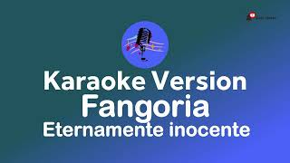 Fangoria  Eternamente Inocente Karaoke version [upl. by Nylisoj]