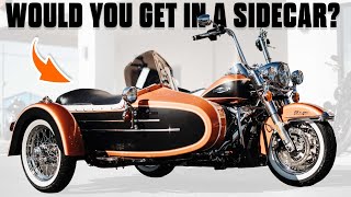 Would You Get In a Sidecar Attached to a HarleyDavidson [upl. by Teirrah]