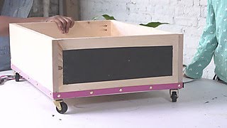 How to Make Rolling UnderBed Drawers  DIY Network [upl. by Schlicher]