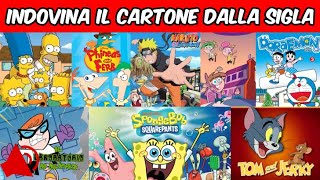 QUIZ  INDOVINA IL CARTONE ANIMATO DALLA SIGLA parte 1 quiz cartonianimati ita cartoni [upl. by Lela]