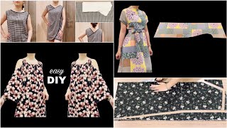 ✅ 4 interesting and easy to sew dress styles you should try [upl. by Ardet]