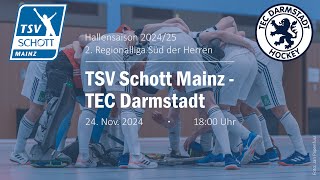 1 Herren TSV Schott Mainz vs TEC Darmstadt  Hallensaison 202425 [upl. by Erbe]