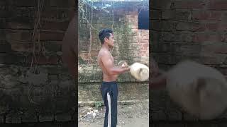 Bhuth mehenoth korne padegamotivation village bodybuilding triceps exercise [upl. by Assirac]