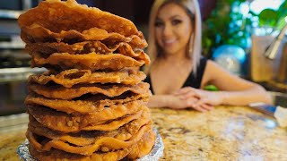 HOW TO MAKE THE BEST BUÑUELOS MEXICAN FRITTERS [upl. by Mossman]