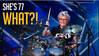 77 YearOld Drummer SHOCKS The World With Her Audition [upl. by Irrep452]