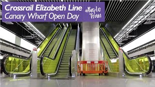 Elizabeth Line  Canary Wharf Station Open Day [upl. by Eiryk423]