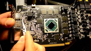 RX580 repair graphic card unusual problem Radeon Sapphire nitro video card repair [upl. by Scammon513]