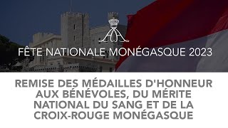 Remise des Médailles dHonneur aux Bénévoles du Mérite National du Sang et de la CroixRouge [upl. by Naillij]