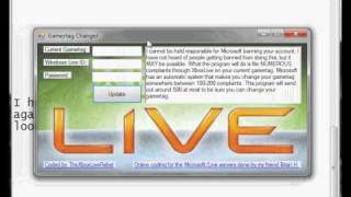 How to change your gamertag for free NEW program coded by me [upl. by Ecienahs]