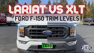 XLT vs Lariat The Ultimate 2023 Ford F150 Trim Comparison [upl. by Ateekahs]