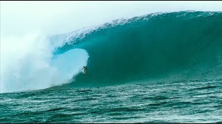 Makua Rothman Huge Wave Wipeout at Cloudbreak [upl. by Marquez593]