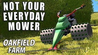 NOT YOUR EVERYDAY MOWER  Farming Simulator 17  Oakfield Farm  Episode 41 [upl. by Carrel]