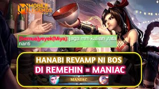 Hanabi Revamp Ni bos Diremehin  Maniac [upl. by Eedahs]