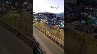 Itanagar main city centre itanagar arunachal capital underpass road [upl. by Ahkos]