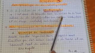 résumé complet de géologie générale s1 les principes de la stratigraphie المبادئ الإستغرافية [upl. by Neall]