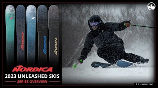 2023 Nordica Unleashed Ski Collection Overview and First Thoughts with SkiEssentialscom [upl. by Khano]