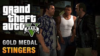 GTA 5  Mission 73  Planning the Big Score Subtle \ Stingers 100 Gold Medal Walkthrough [upl. by Ardeid225]