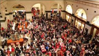 Wanamaker Organ Flash Opera at Macys  Hallelujah Chorusmov [upl. by Anyr]