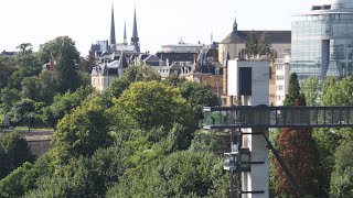 Luxemburg Panoramaaufzug Pfaffenthal Oberstadt [upl. by Are]