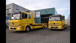 VERKOCHT VERKAUFT  SOLD  2x NEW MB ATEGO 1224Lnr DIGICROSS EURO 6E [upl. by Sillek]