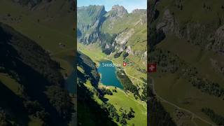 Seealpsee cinematic drone seealpsee switzerlanddrone alps djimini3pro traveldestinations [upl. by Coop]