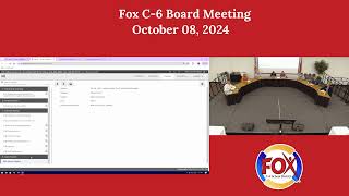 Fox C6 Board Meeting  1082024 [upl. by Hnilym]