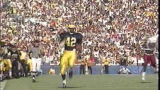 Tony Boles TD run against Indiana  1989 [upl. by Novikoff]