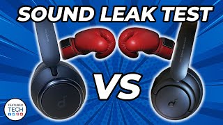 Soundcore Life Q45 vs Life Q35 Sound Leak Test  Featured Tech 2022 [upl. by Esmeralda]