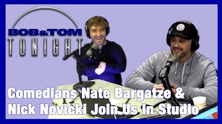 Comedians Nate Bargatze and Nic Novicki Join Us In Studio [upl. by Hennie52]