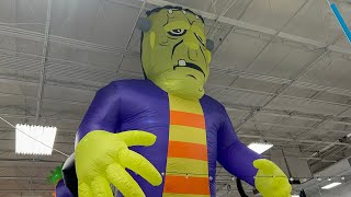 Giant Halloween Display At Home 2024 halloween inflatable inflatables halloween2024 [upl. by Ednyl229]