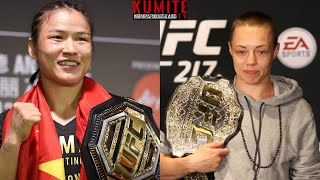 Zhang Weilis coach breaks down potential Rose Namajunas matchup [upl. by Gabrielson621]