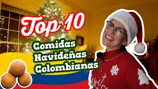 TOP 10 Comidas de navidad en Colombia  Cena de Navidad facil  Los Mejores Platos para la Navidad [upl. by Hummel]